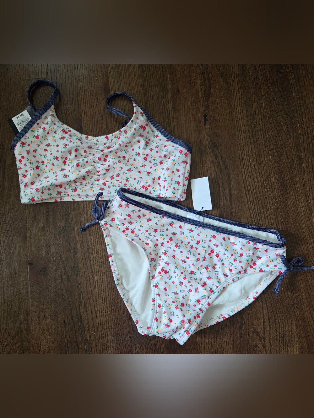 New Art Class Girls XL/14 Floral Swimsuit
